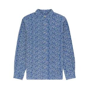 Aime Leon Dore Blue Paisley Button Shirt